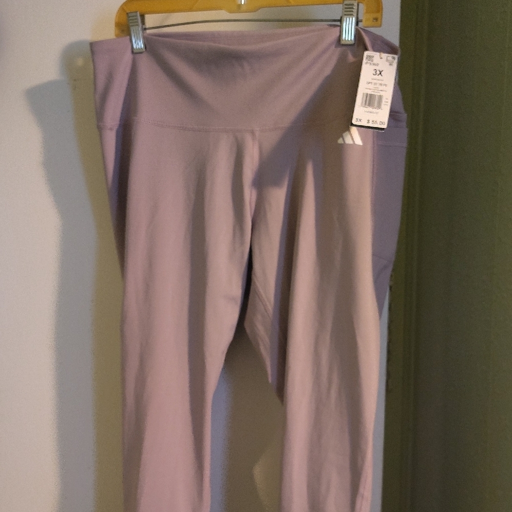 Adidas Women's Lavender Pants Size 3X ( They Are Tight Fitting)